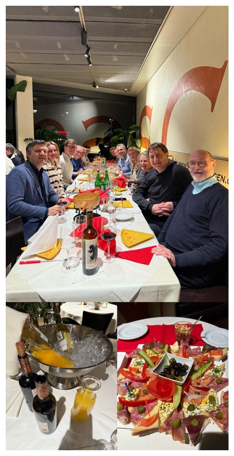 Traditionelles Fondue-Essen der FDP 11 und FDP 12